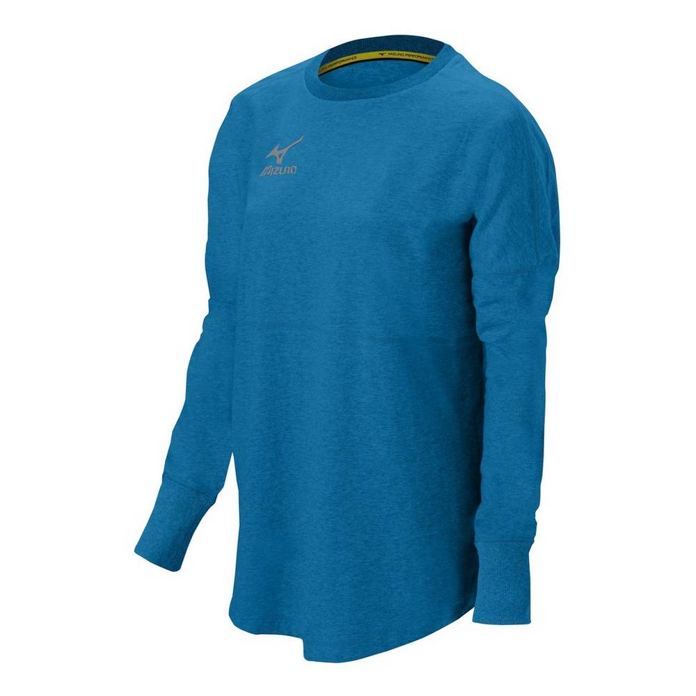 Mizuno Women's Hitter’s Pullover Pullover Blue/Light Blue (440620-LFX)